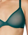Cuup The Plunge Mesh Bra In Green