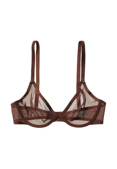 Cuup The Plunge Mesh In Brown