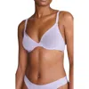 Cuup The Plunge Mesh Bra In Lilac