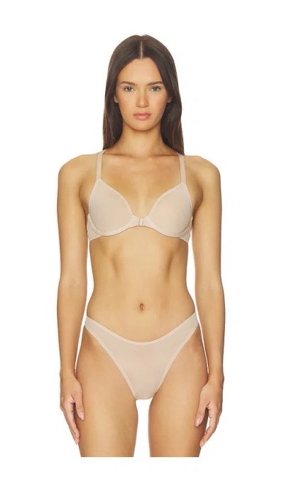 Cuup The Racerback Bra In Sand