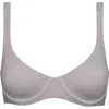 Cuup The Scoop Bra In Gray