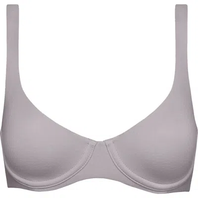 Cuup The Scoop Bra In Gray