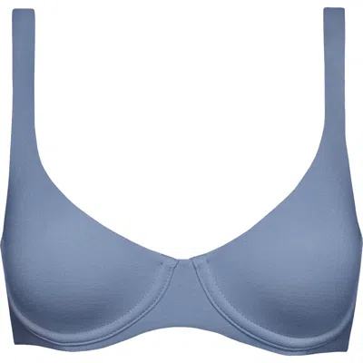Cuup The Scoop Bra In Blue