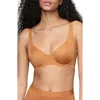 Cuup The Scoop Micro Bra In Caramel