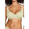 Cuup The Scoop Underwire Microfiber Bra In Meadow