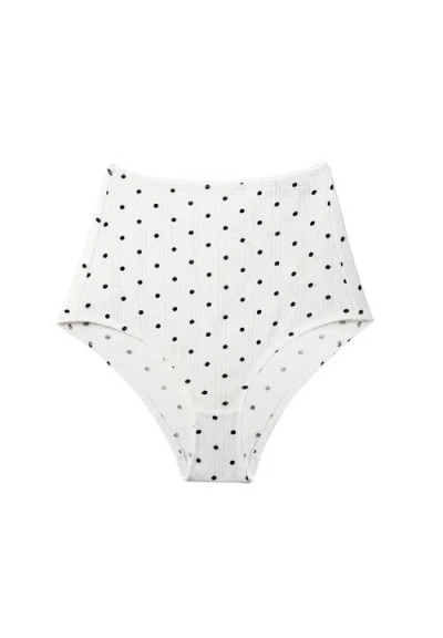 Cuup The Tap- Pointelle In White