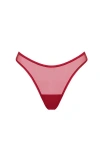 Cuup The Thong Mesh In Red