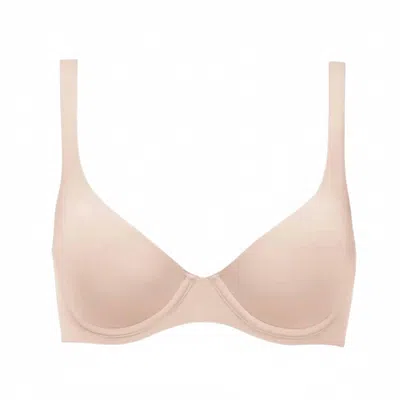 CUUP WOMEN'S SCOOP MICRO BRA IN SAND COLO