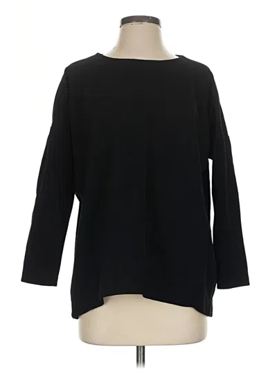 Pre-owned Cuyana 3/4 Sleeve T-shirt In Black