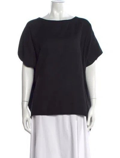 Pre-owned Cuyana Alpaca Crew Neck Sweater In Black