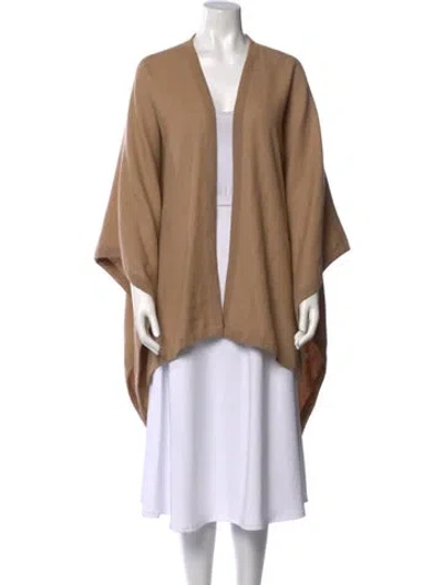 Pre-owned Cuyana Alpaca Open Front Sweater In Neutral