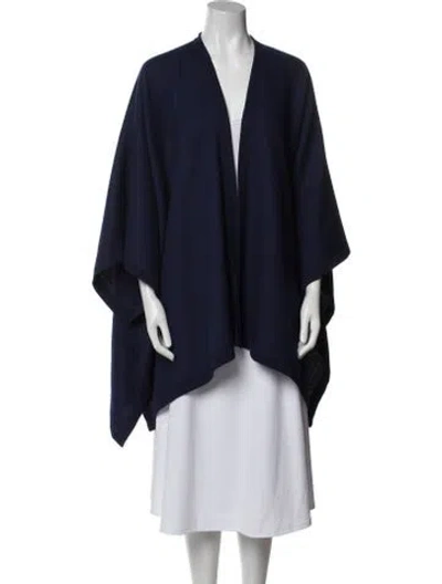 Pre-owned Cuyana Alpaca V-neck Sweater In Blue