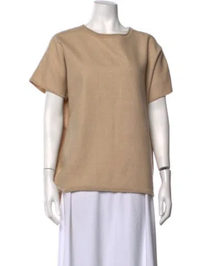 Pre-owned Cuyana Baby Alpaca Crew Neck Sweater In Neutrals