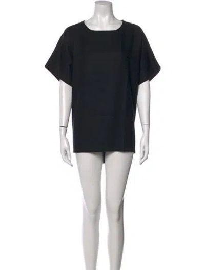 Pre-owned Cuyana Baby Alpaca Mini Dress In Black