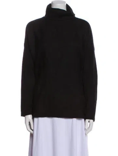 Pre-owned Cuyana Baby Alpaca Turtleneck Sweater In Black