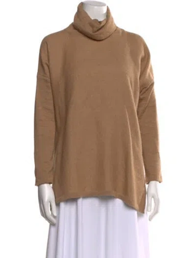 Pre-owned Cuyana Baby Alpaca Turtleneck Sweater In Neutral