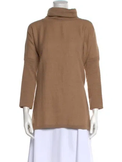 Pre-owned Cuyana Baby Alpaca Turtleneck Sweater In Neutral