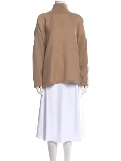 Pre-owned Cuyana Baby Alpaca Turtleneck Sweater In Neutral