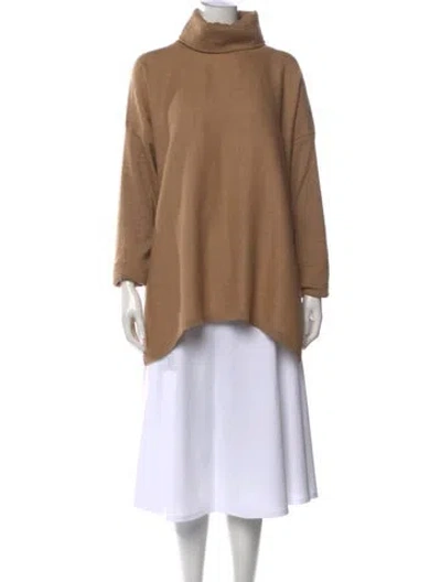 Pre-owned Cuyana Baby Alpaca Turtleneck Sweater In Neutrals