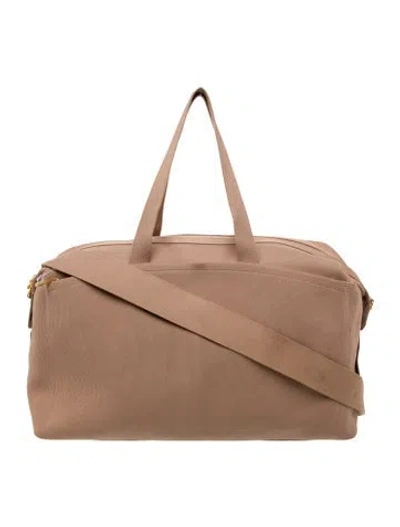 Pre-owned Cuyana Canvas Messenger Bag In Neutral