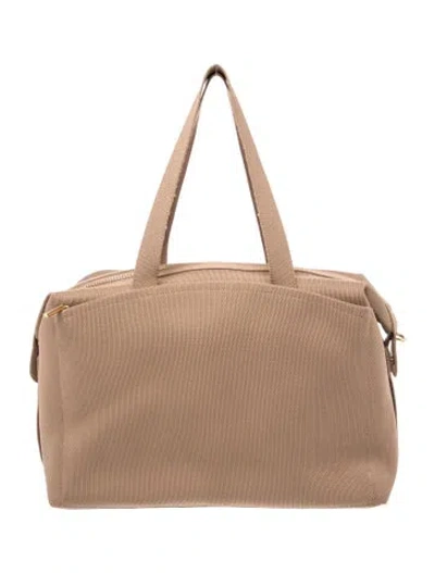 Pre-owned Cuyana Canvas Messenger Bag In Neutral