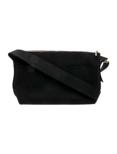 Pre-owned Cuyana Canvas Shoulder Bag In Black