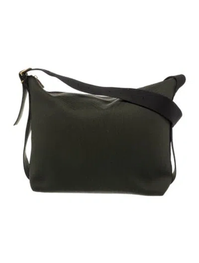 Pre-owned Cuyana Canvas Shoulder Bag In Black