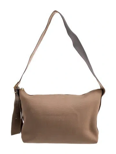 Pre-owned Cuyana Canvas Shoulder Bag In Brown