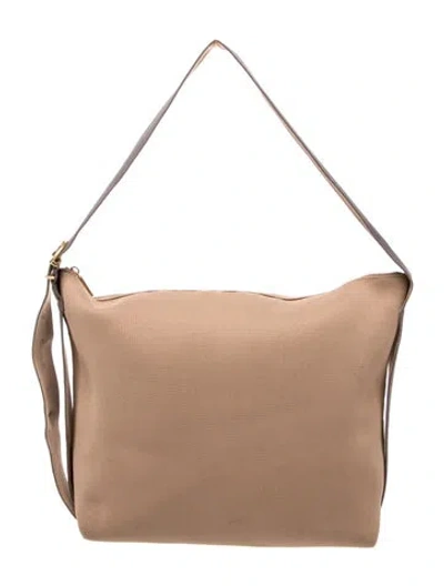 Pre-owned Cuyana Canvas Shoulder Bag In Brown