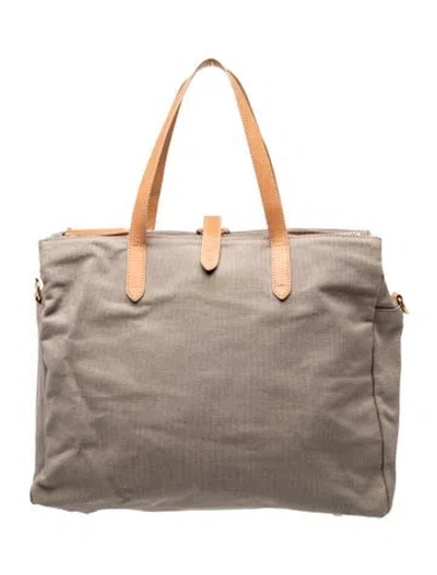 Pre-owned Cuyana Canvas Shoulder Bag In Neutrals