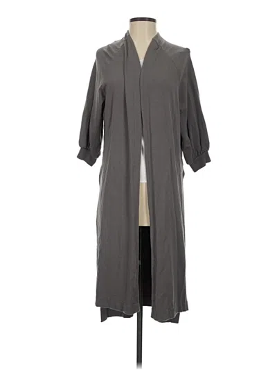 Pre-owned Cuyana Cardigan Sweater In Gray