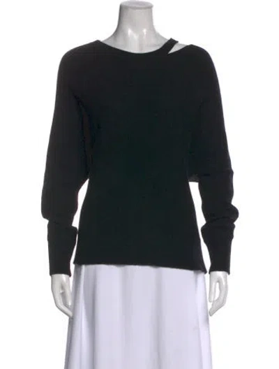 Pre-owned Cuyana Cashmere Asymmetrical Sweater In Black
