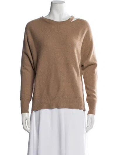 Pre-owned Cuyana Cashmere Asymmetrical Sweater In Neutrals