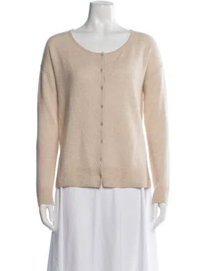 Pre-owned Cuyana Cashmere Crew Neck Sweater In Neutrals