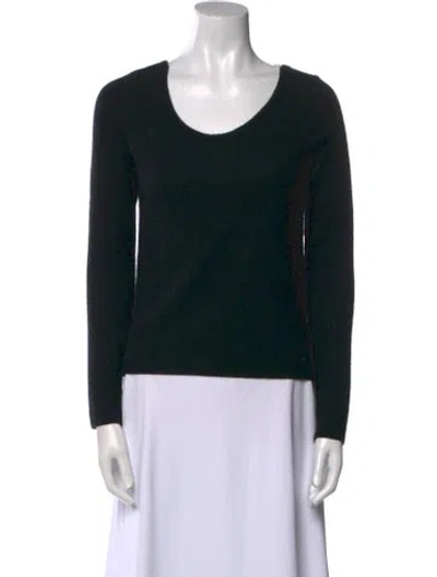 Pre-owned Cuyana Cashmere Scoop Neck Sweater In Black