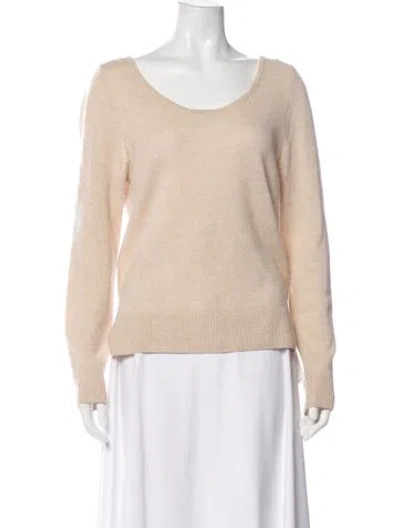 Pre-owned Cuyana Cashmere Scoop Neck Sweater In Neutral