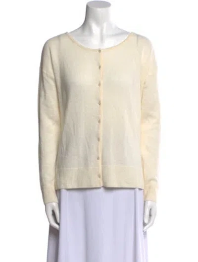 Pre-owned Cuyana Cashmere Scoop Neck Sweater W/ Tags In Neutral