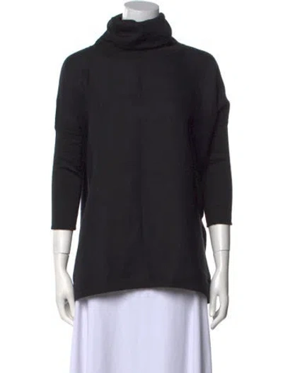 Pre-owned Cuyana Cashmere Turtleneck Sweater In Black