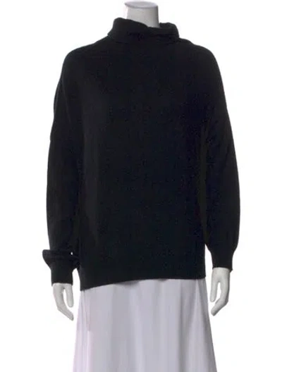 Pre-owned Cuyana Cashmere Turtleneck Sweater In Black