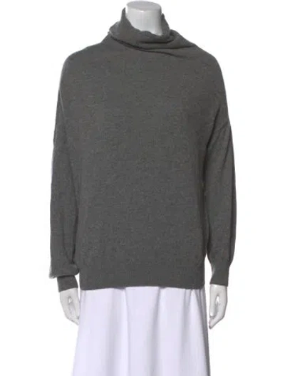 Pre-owned Cuyana Cashmere Turtleneck Sweater In Gray