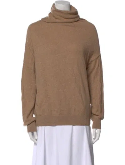 Pre-owned Cuyana Cashmere Turtleneck Sweater In Neutral