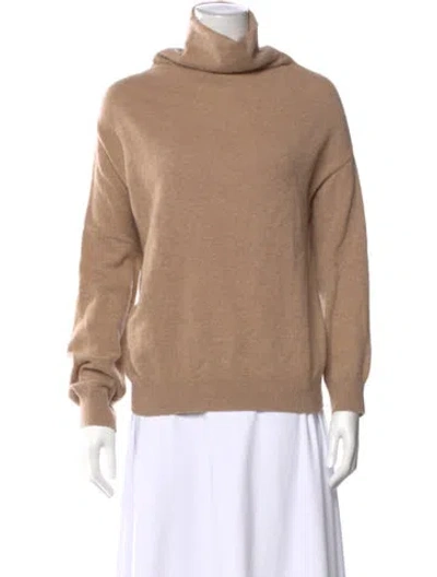 Pre-owned Cuyana Cashmere Turtleneck Sweater In Neutral