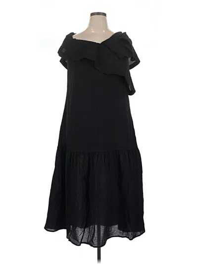 Pre-owned Cuyana Casual Dress In Black