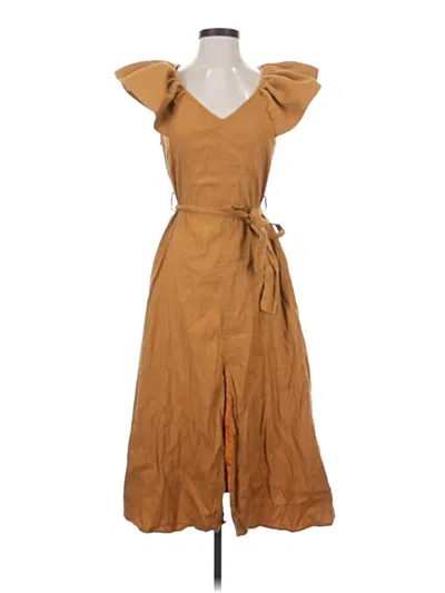 Pre-owned Cuyana Casual Dress In Brown