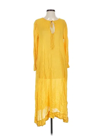 Pre-owned Cuyana Casual Dress In Yellow