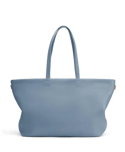 Cuyana Classic Easy Zipper Tote In Blue
