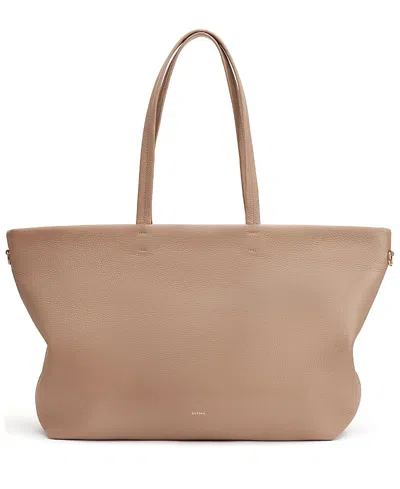 Cuyana Classic Easy Zipper Tote In Brown