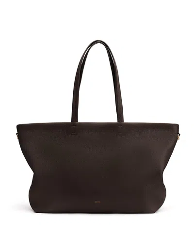 Cuyana Classic Easy Zipper Tote In Brown