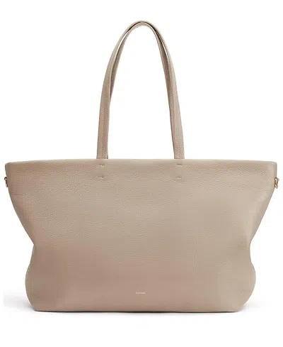 Cuyana Classic Easy Zipper Tote In Gray