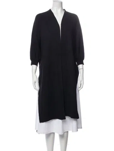 Pre-owned Cuyana Coat In Blue